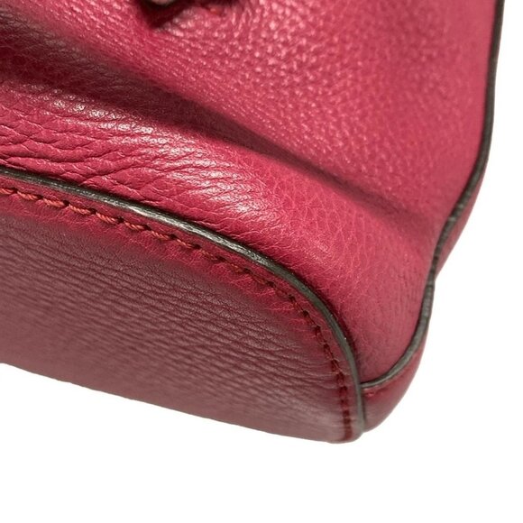 Auth GUCCI Bamboo 370833 Pink Leather Backpack - Picture 4 of 16